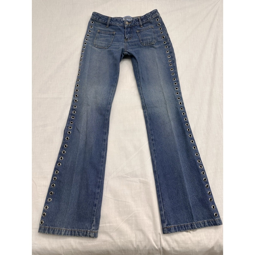 Y2K  Extreme Low Waist Jeans  100% Cotton Size 3